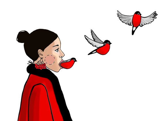 Иллюстрации: Рождение птицы